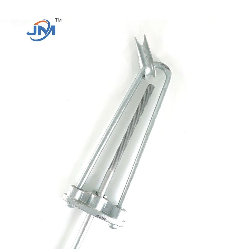 Adjustable Bow Type Stay Rod With Base Plate Hot Dip Galvanized OEM Products factory